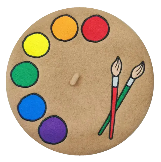 Art Palette Beret
