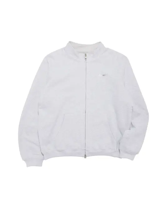 TTT MSW Zip Up Crew Neck Sweat Ash