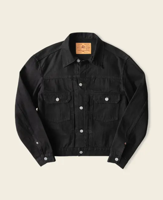 Lot 54807XX 1954 Type 2 Black Selvedge Denim Jacket