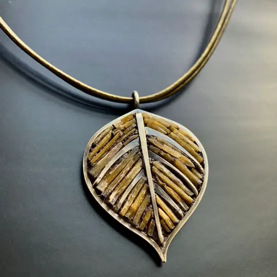 Aspen Leaf Pendant