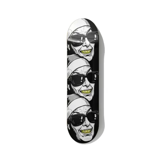 3 Sisters by Stefano Borella Skateboard Art