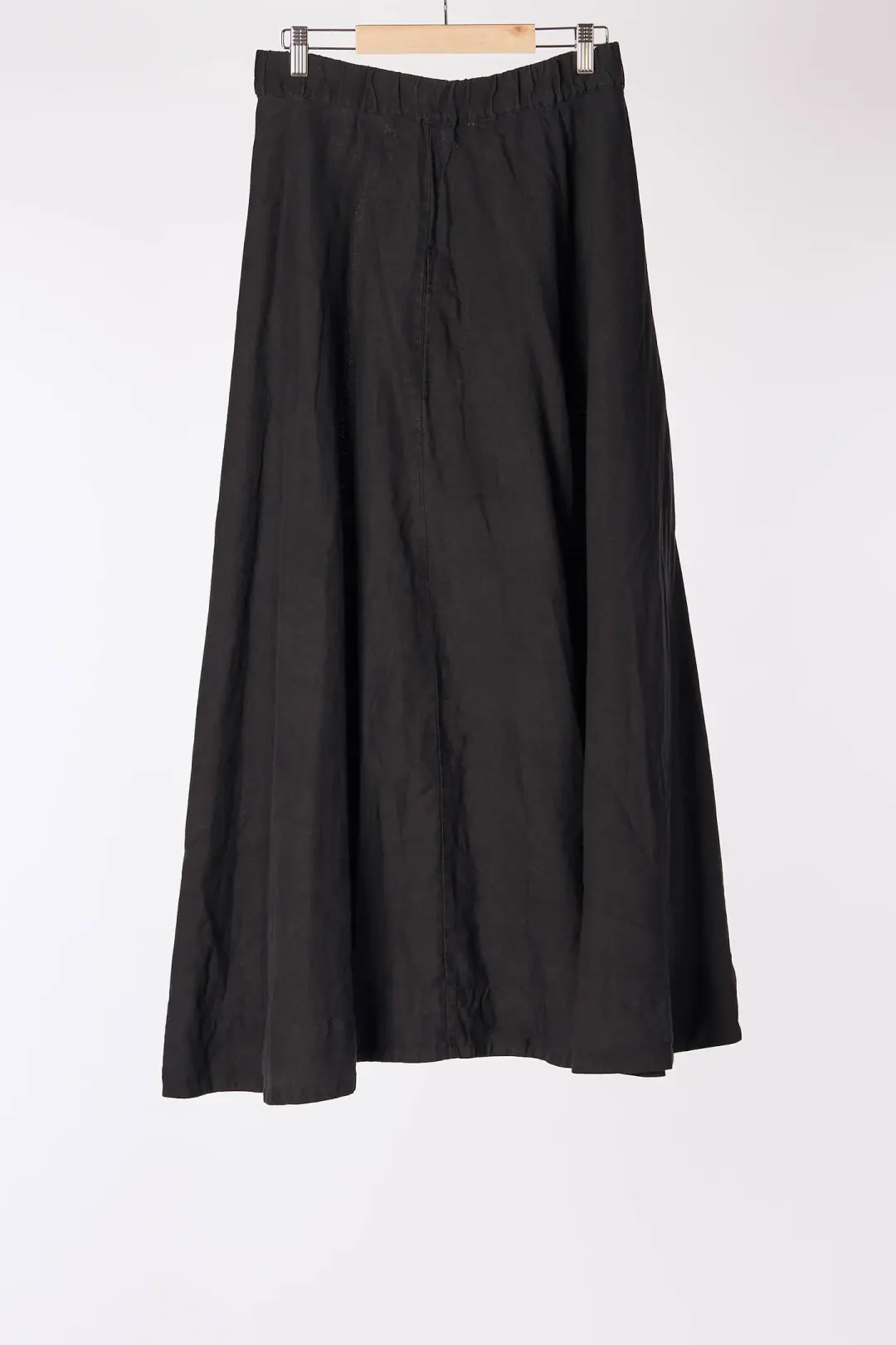 Maxi Classic Skirt, Black Pansy