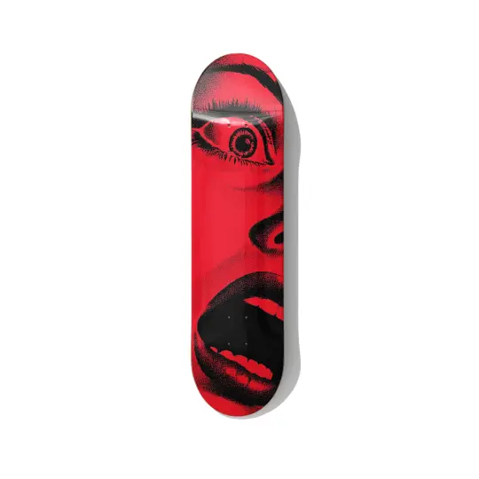 Scream in Red Pop Art Horror Skateboard Wall Art