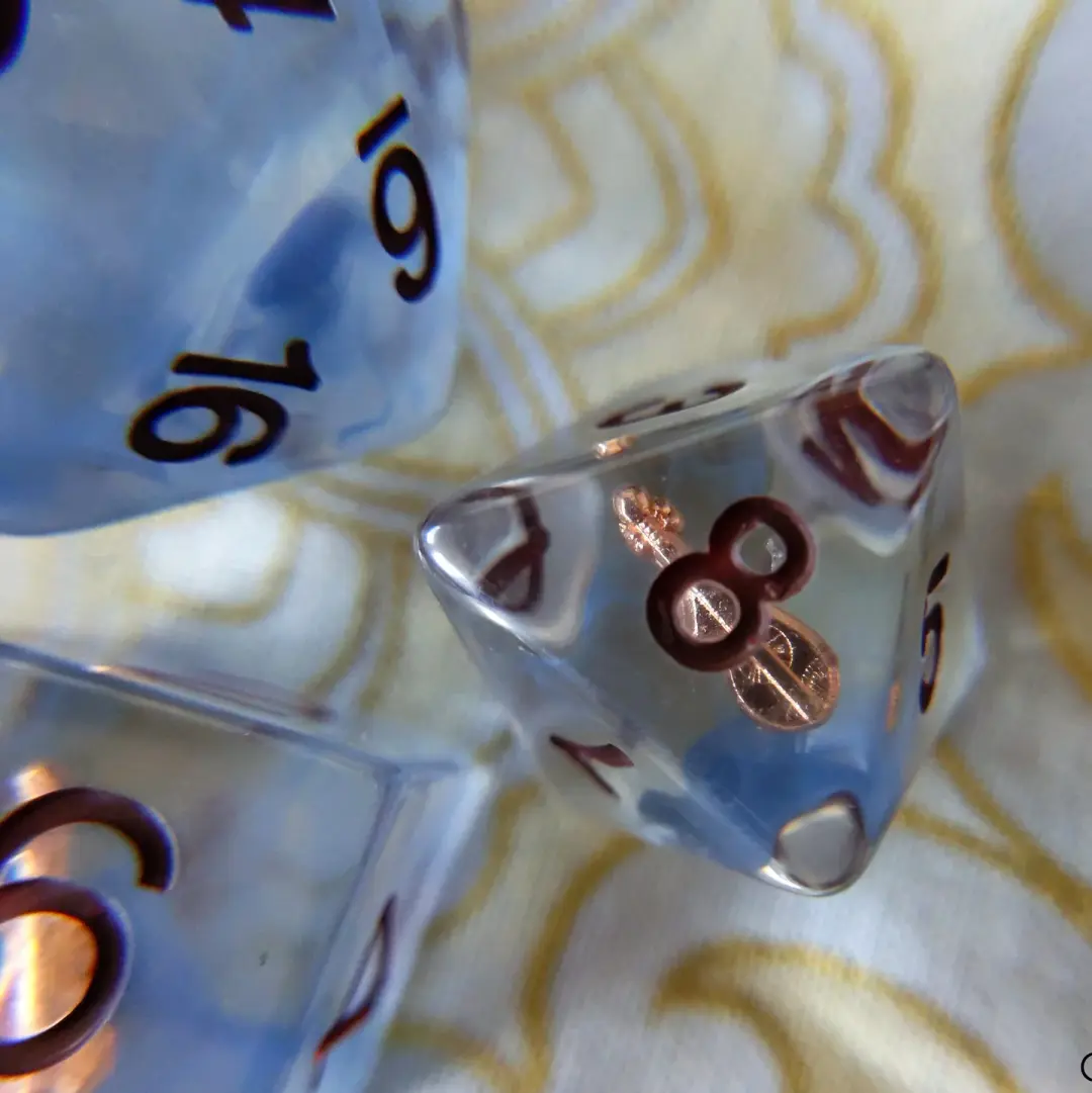 Bard's Violin - 7 Piece DnD Dice Set