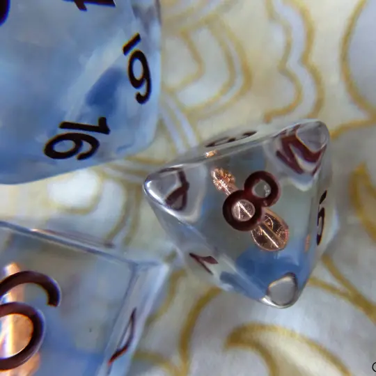 Bard's Violin - 7 Piece DnD Dice Set