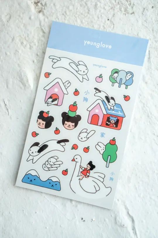 Sweet Home Clear Sticker Sheet