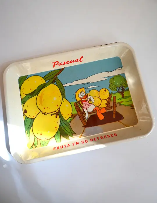 "Pascual Soda" Vintage Metal tray