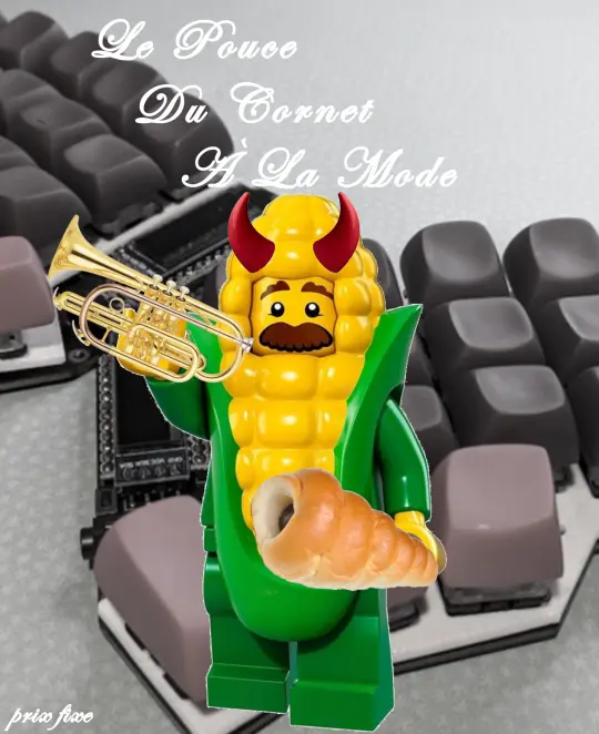 Pseudo Cast Me Corne Thumb Keycaps