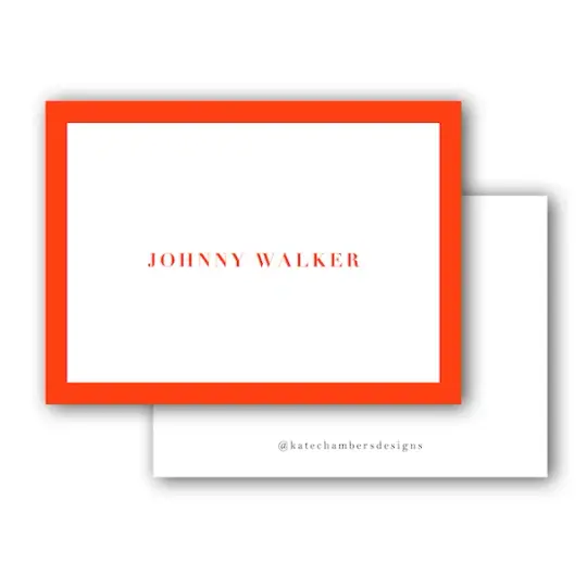 Simple Border Boy's Enclosure Card