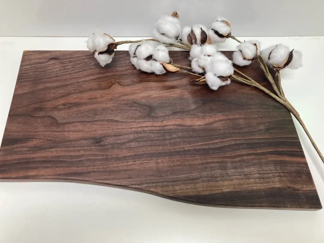 Live Edge “Piano” Black Walnut Board (E)