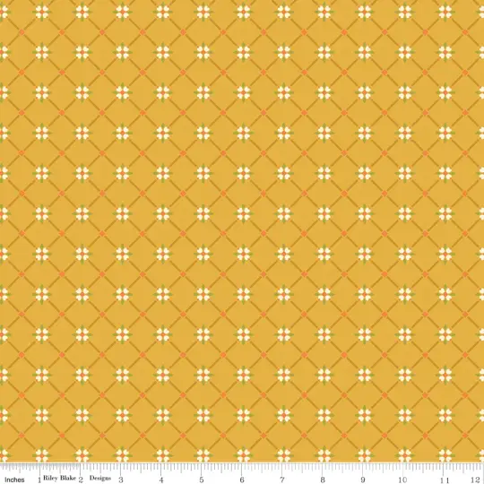 Yellow Crosstitch from Autumn Afternoon