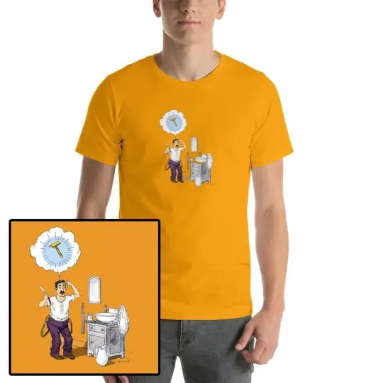 King Gillette's Eureka Moment Short-Sleeve Unisex T-Shirt