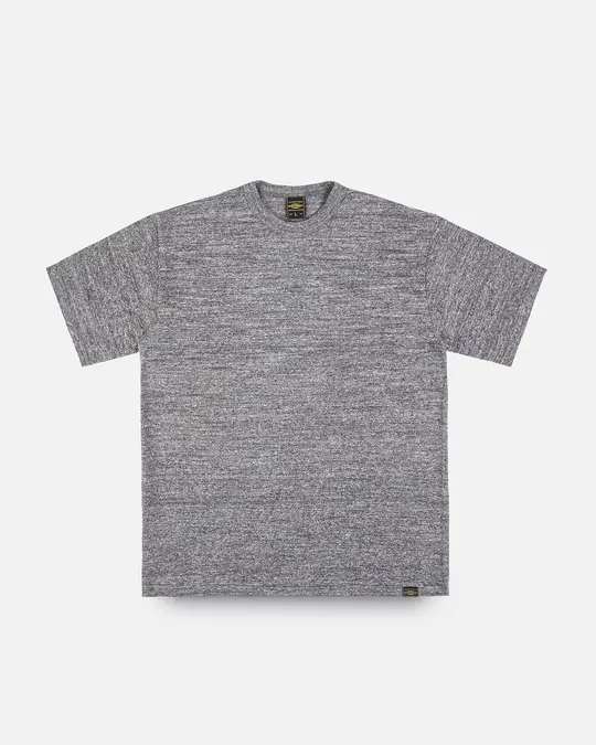 6.5oz Loopwheel Crew Neck T-Shirt - Marl Grey