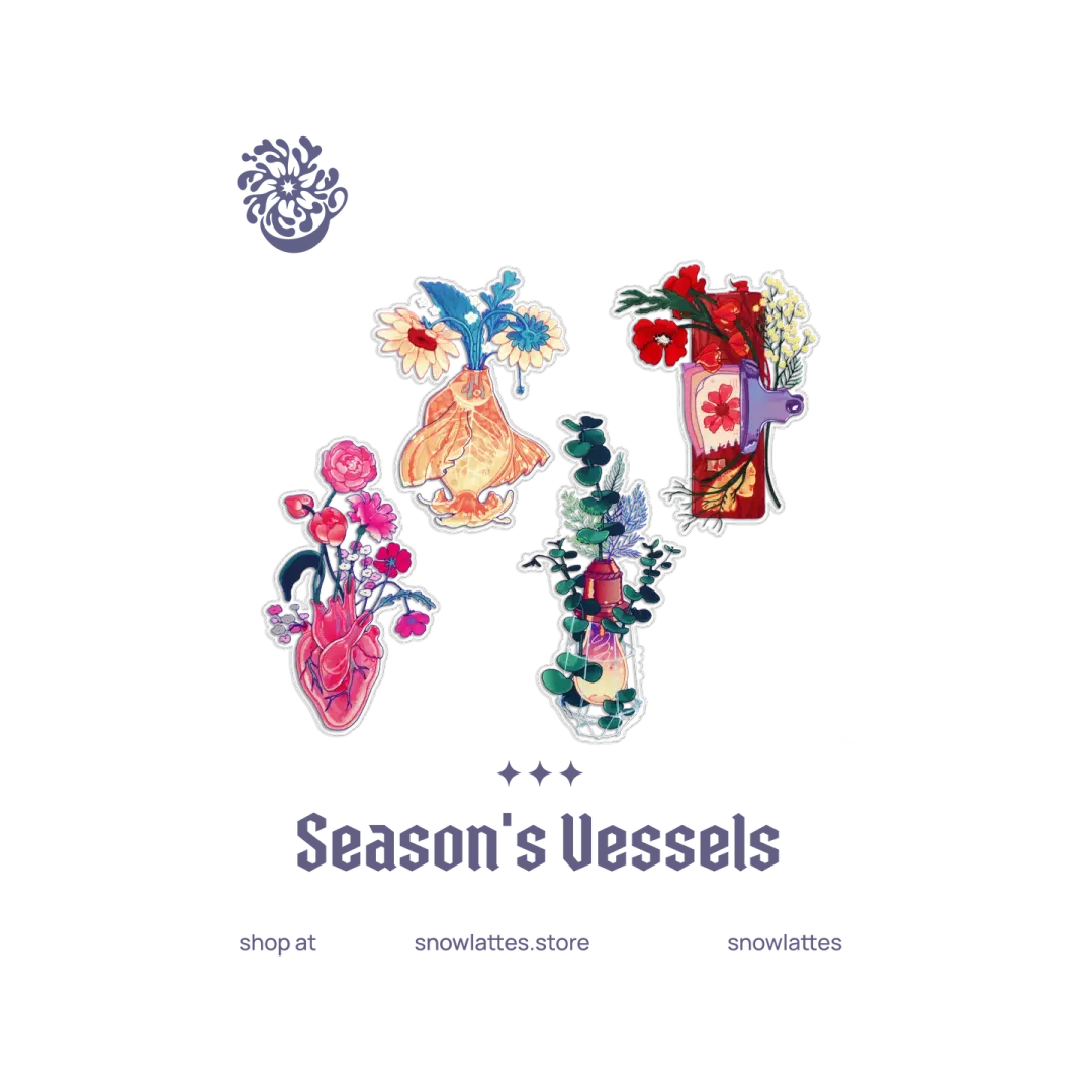 Season’s Vessels Clear Sticker