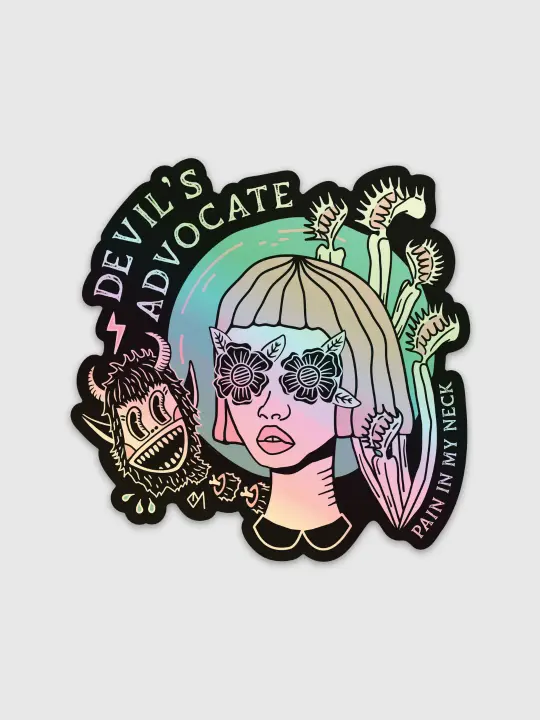 Devil's Advocate Sticker