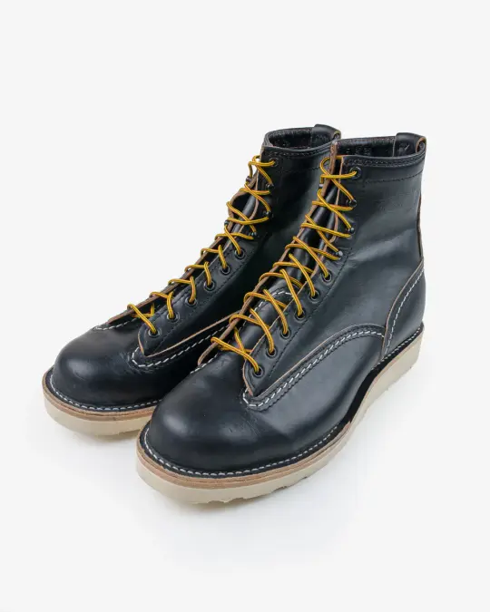 Iron Heart Int'l x Wesco® - 8" Jobmaster® Boot - Black CXL. The "Journeyman"