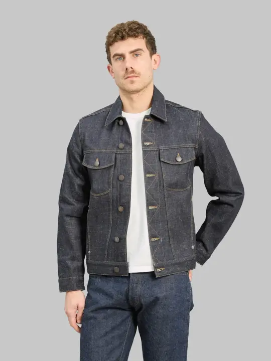 Freenote Cloth Classic Denim Jacket 17 Ounce Indigo Slub Denim Jacket