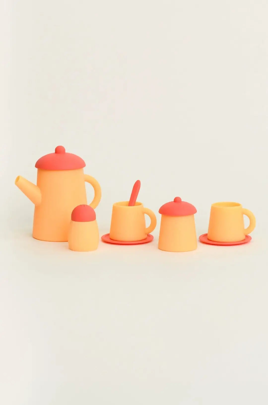 Mini Tea Set Silicone Toy