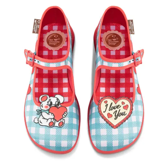 I Love You Women's Mary Jane Flat