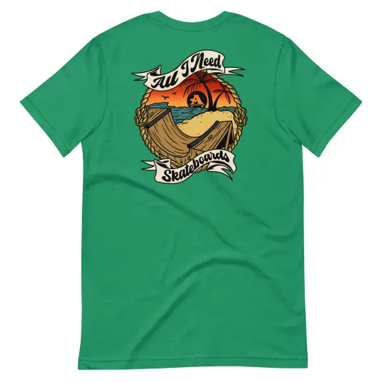 Skaters Island unisex t-shirt