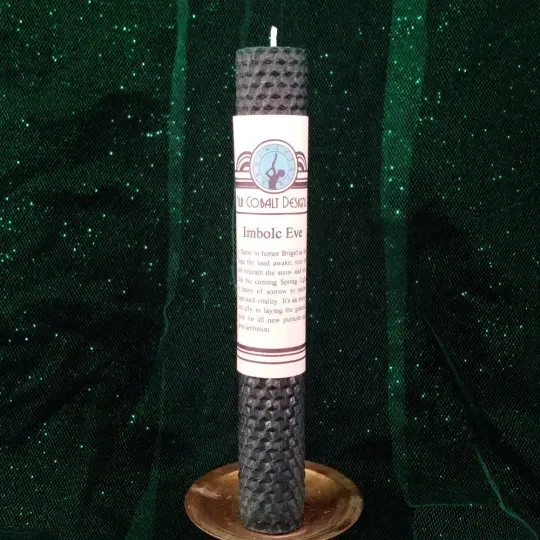 Imbolc Eve Enchanted Candle