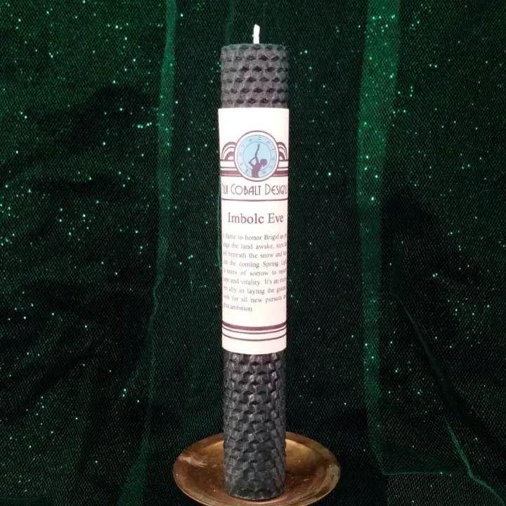 Imbolc Eve Enchanted Candle