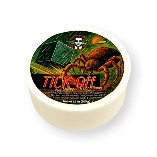 TICK OFF! Conditioning Shampoo Puck | With Pure Cedarwood Oil!