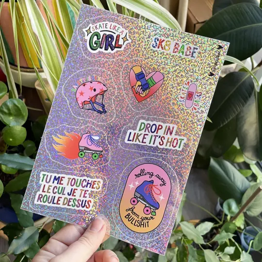 Skate babe - Planche de stickers