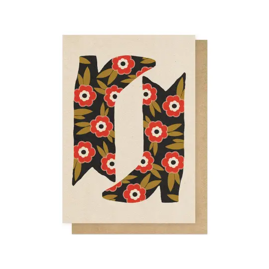 Love Boots Greetings Card