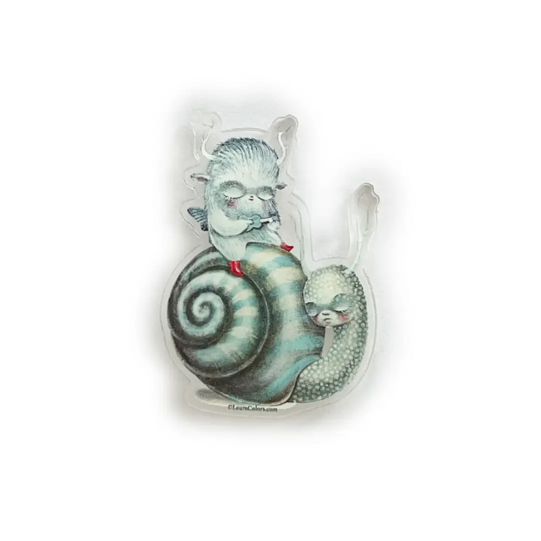 Slow Excursion (Acrylic Pin)