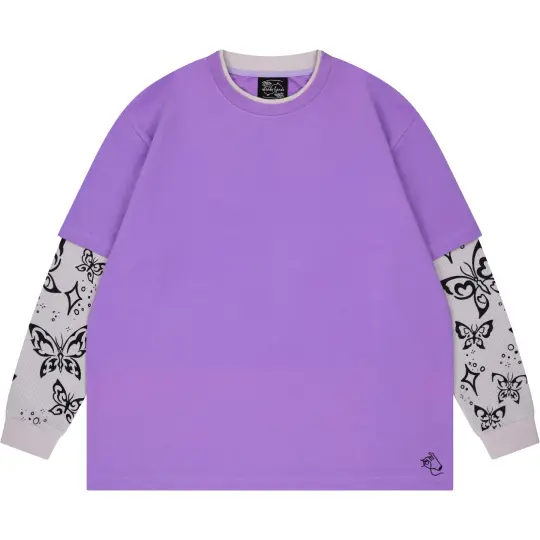 Butterfly Stick and Poke Long Sleeve