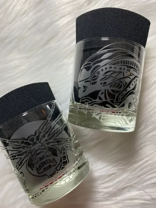 Alien and Facehugger Whiskey Glasses