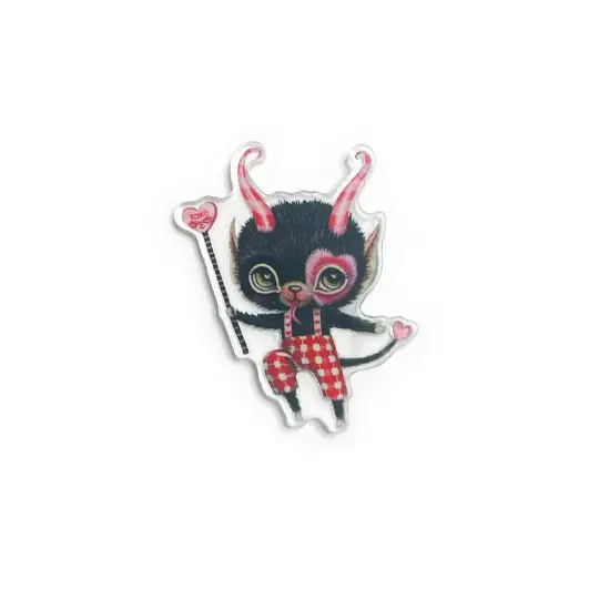 Krampustine (Acrylic Pin)