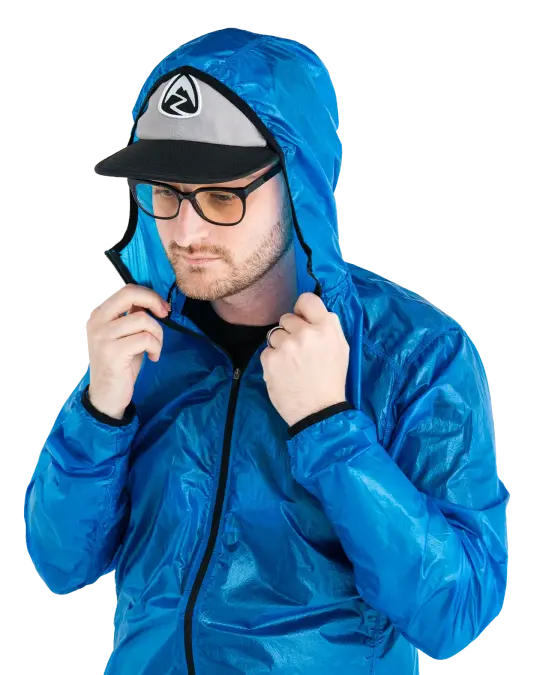 Bargain Men's Ventum Windshell - Azure Blue - Large