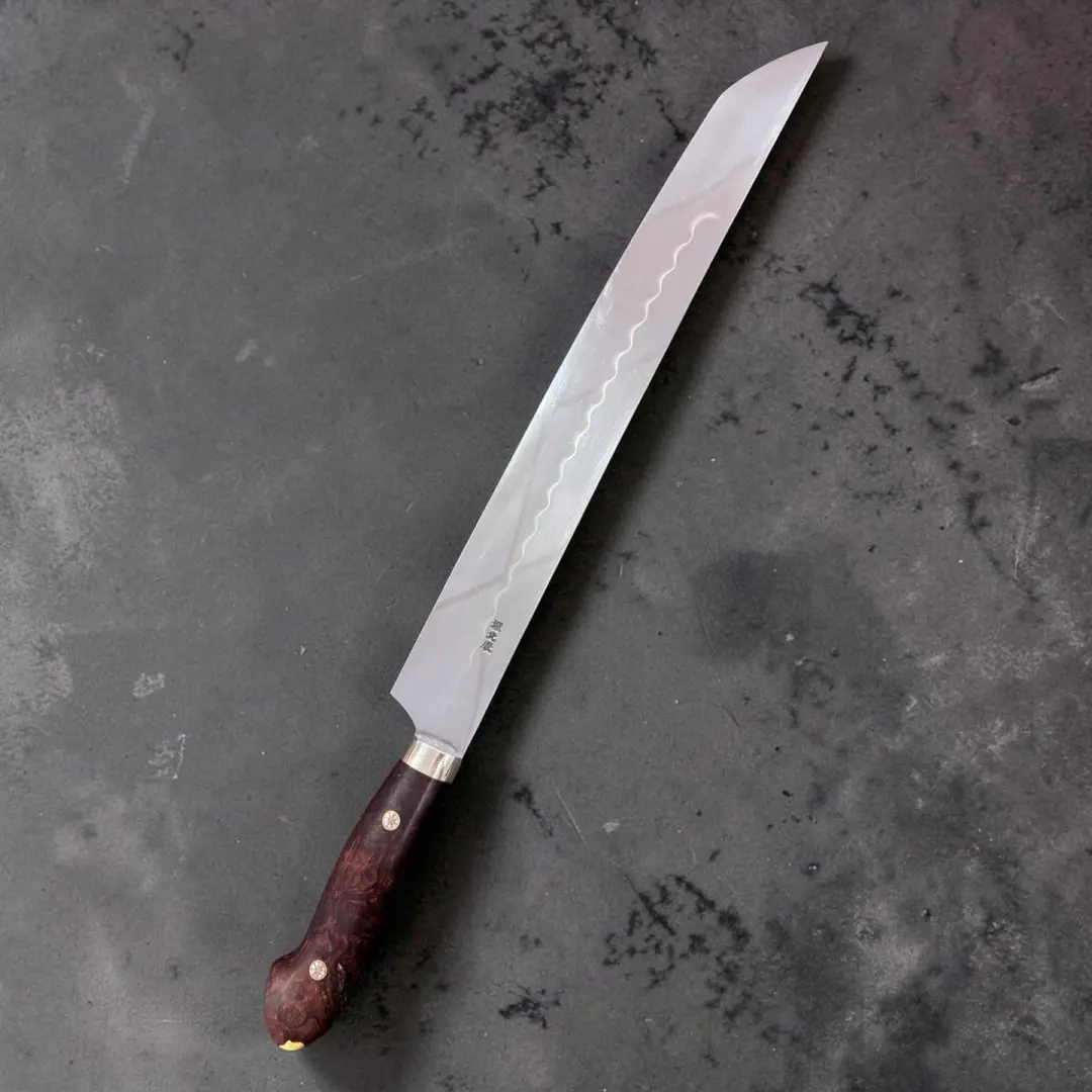 Yoshikazu Ikeda Honyaki Sakimaru Sujihiki 300mm