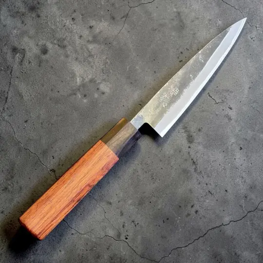 Tokushu Knife Rosewood Series White #2 Kurouchi 135mm Japanese Petty Knife