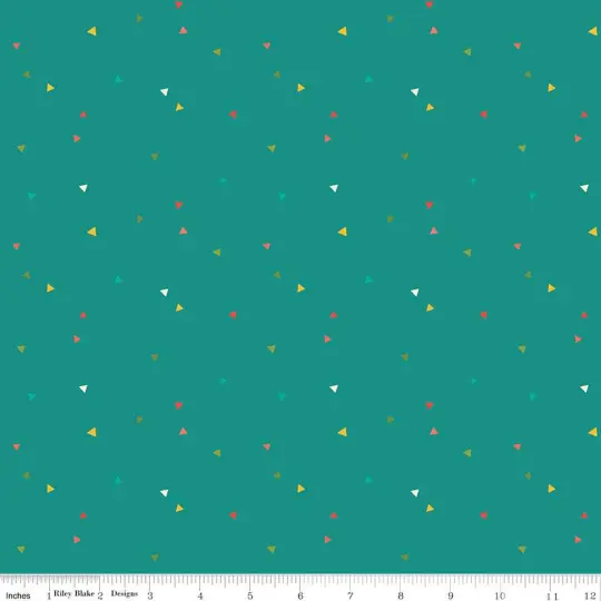 Market Street Teal Triangles