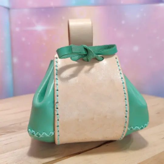 Handmade leather pouch