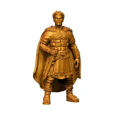 render of 32mm scale model Julius Caesar miniature