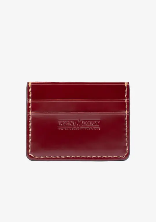 Shell Cordovan Card Holder - Oxblood