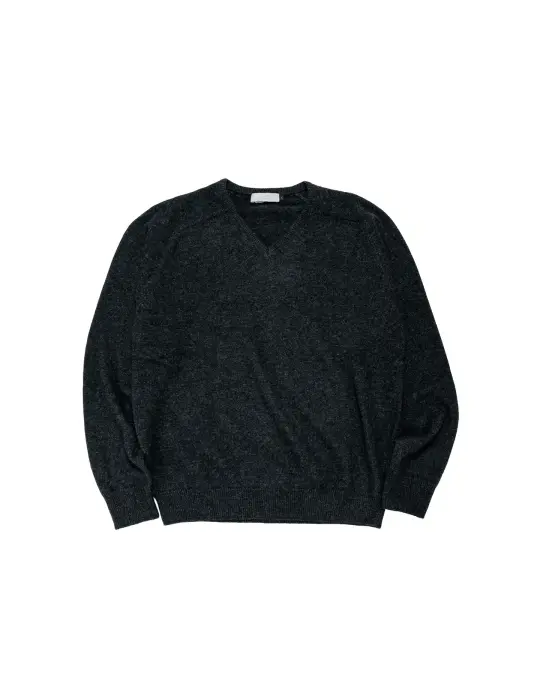 Amomento Racoon V-Neck Knit Charcoal