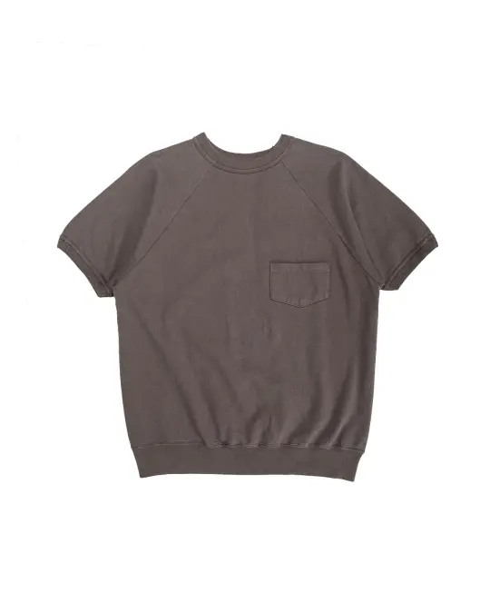Warehouse Lot. 4105 Short Sleeve SW With Pocket Plain Charcoal