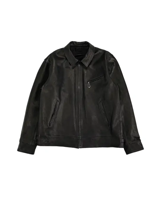 Old Joe Patina Horse-Hide Hercules Jacket Patina Black