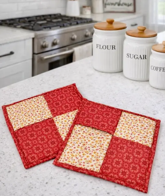 Helpful Heifer Pollyanna Potholders
