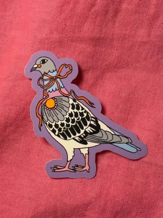 Silly Pigeon Sticker