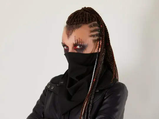 SC2 Black face cover