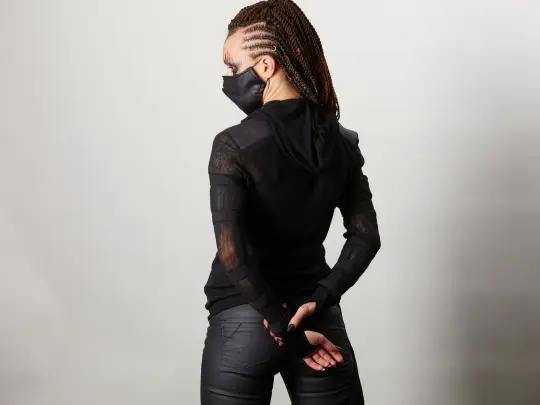 SVE Black lightweight hoodie