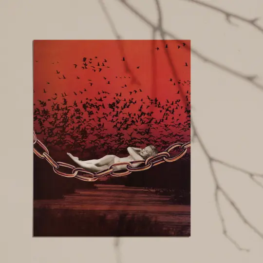 Scarlet Slumber Giclee Print