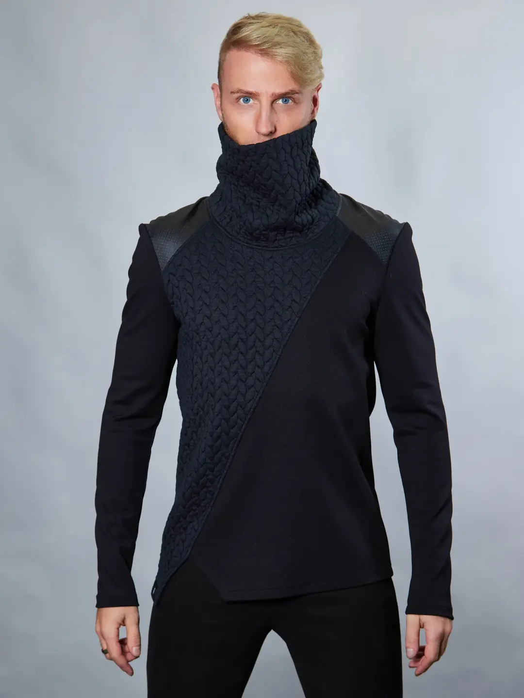 AB-PK9 Asymmetrical sweater