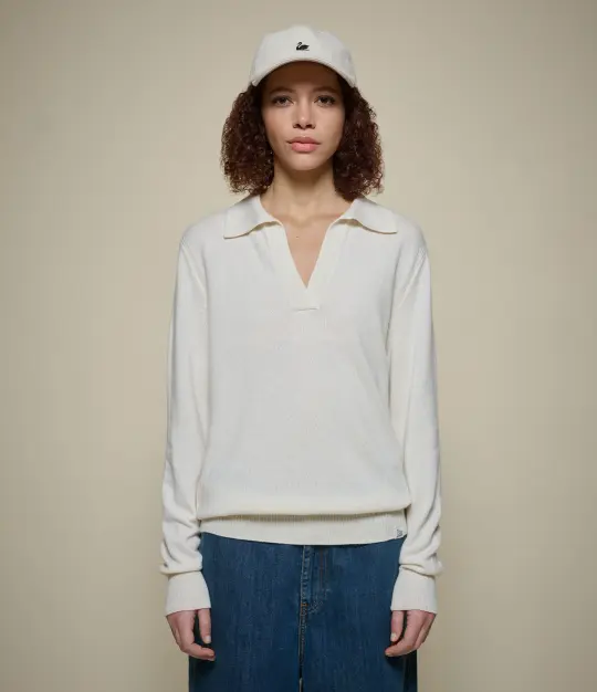 Merino Wool-Cashmere-Silk V-Neck Sweater